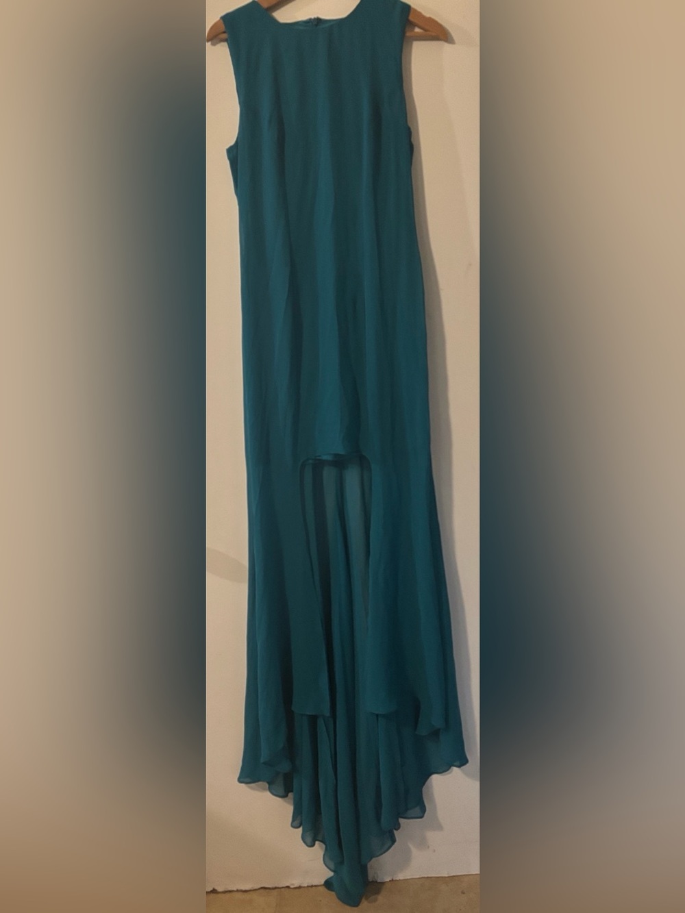 ASOS Teal High-Low Sleeveless Women’s Dress gown